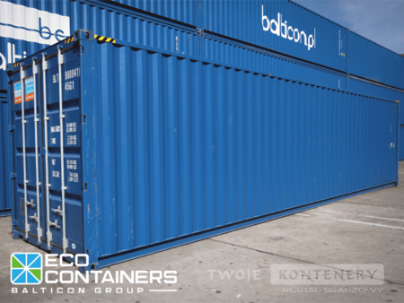 Kontener morski 40'HC One Way nowy magazyn 12m container