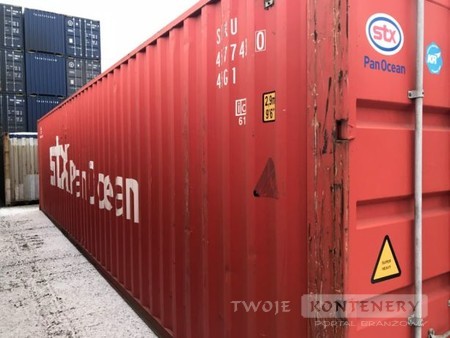   NAJTANIEJ Kontener 40HC 12m magazyn morski budowlany SZCZELNY Warszawa container